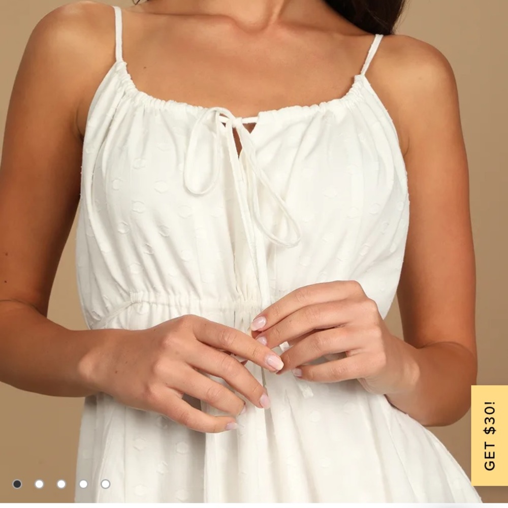 NWT white lulus dress